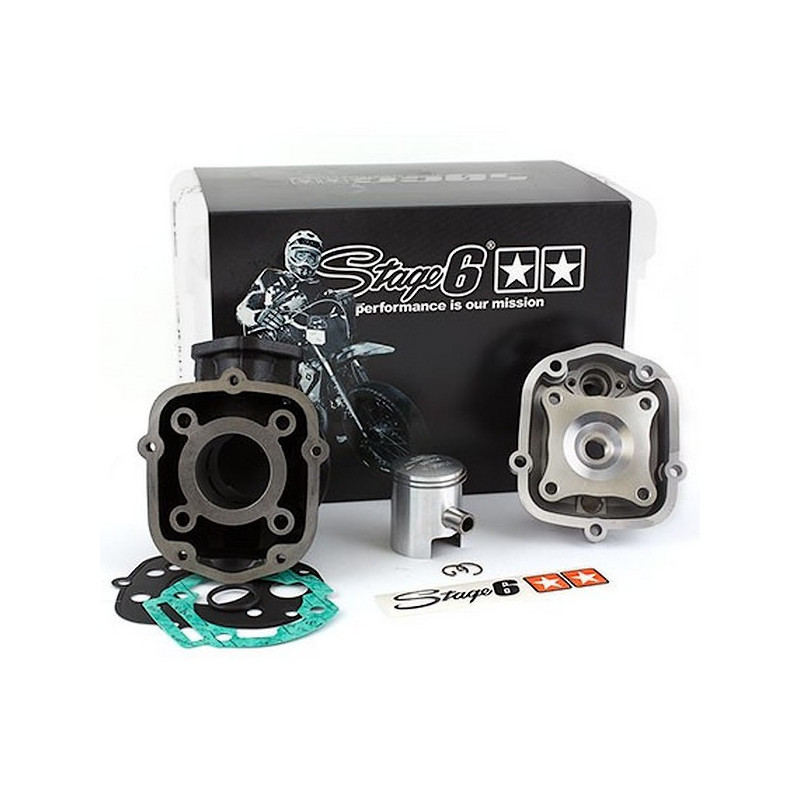 Kit cylindre 50cc Stage6 StreetRace fonte Derbi Euro 3 & 4