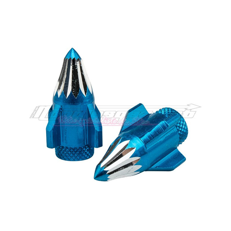 Bouchons de valve Rocket bleu