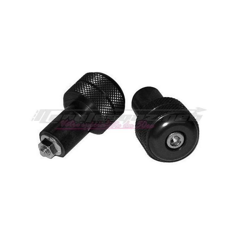 Embouts de guidon Street Bike Ø18mm noir