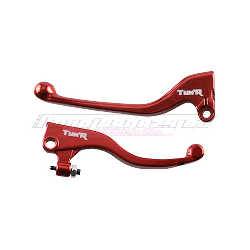 Leviers Rieju MRT ap.11 rouge (paire)