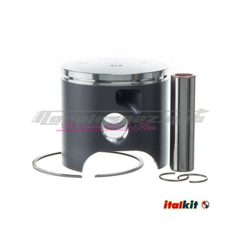 Piston ITALKIT Ø52mm course longue axe 12mm AM6 / Derbi