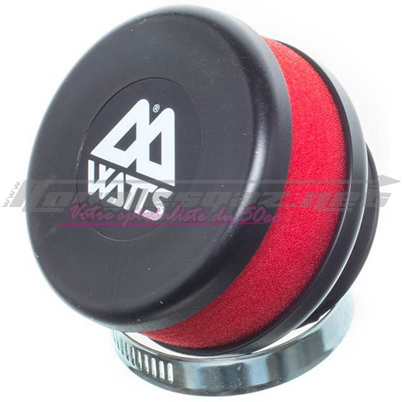 Filtre à air Watts Ø49mm court rouge