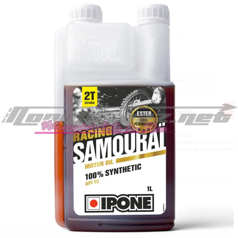 Huile moteur 2T Ipone Samouraï Racing 1L