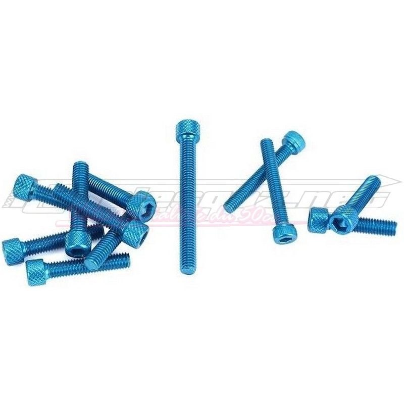 Kit visserie carter embrayage AM6 bleu