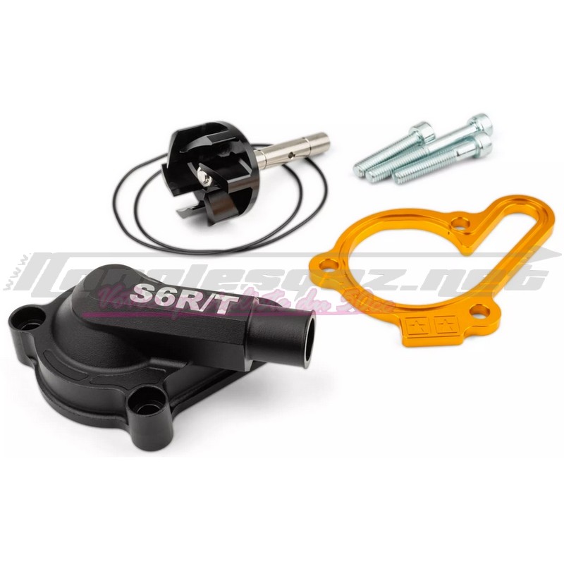 Kit pompe à eau Stage6 + couvercle Derbi Euro 3 & 4 or