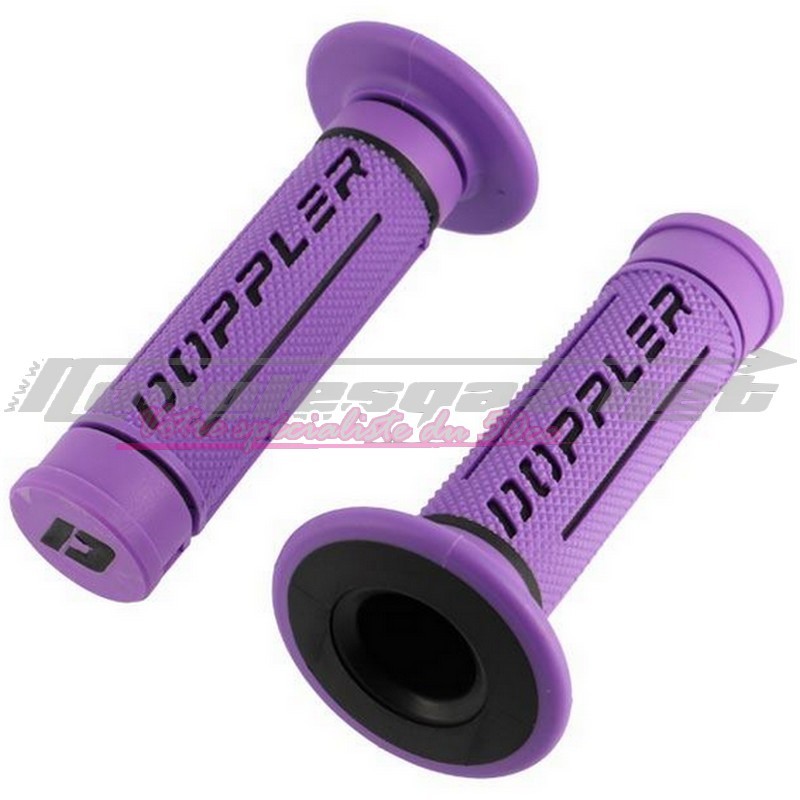 Poignées Doppler grip 3D violet - noir